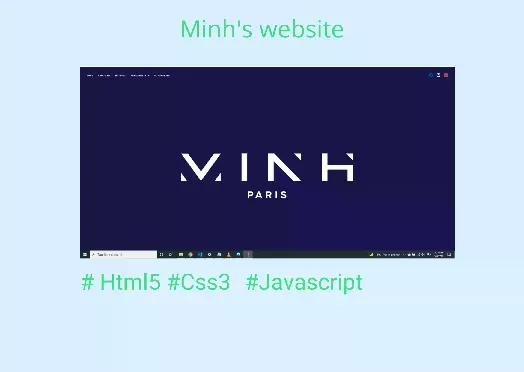 Minh website screenshot